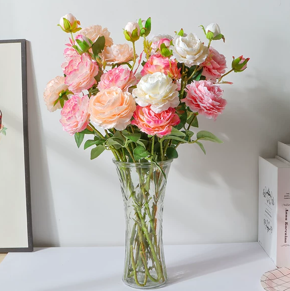 牡丹仿真花假花室内客厅装饰